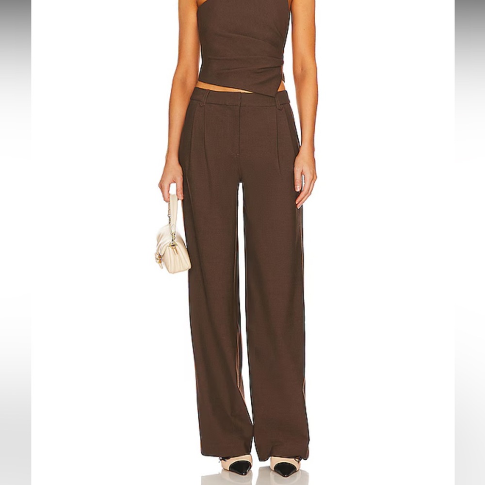 Camila Coelho Xenia Pant in Brown